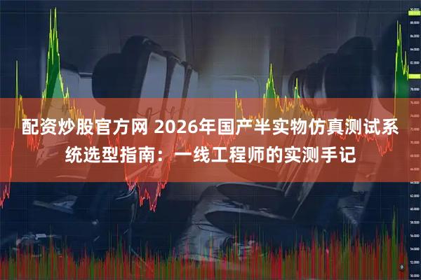 配资炒股官方网 2026年国产半实物仿真测试系统选型指南：一线工程师的实测手记